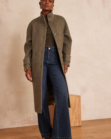 MANTEAU LONG EN LAINE DUKE