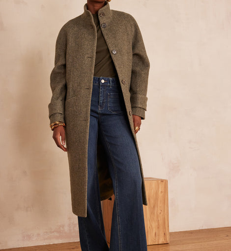 MANTEAU LONG EN LAINE DUKE