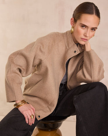 BLOUSON EN LAINE FELICITY