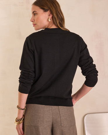 GILET CARDIGAN À MANCHES LONGUES PAYTON