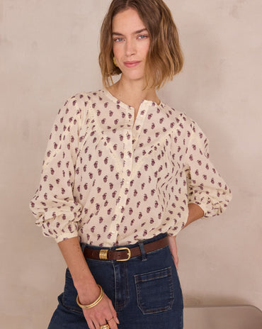 BLOUSE À IMPRIMÉ PAISLEY DIA