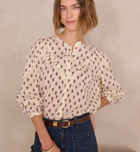 BLOUSE À IMPRIMÉ PAISLEY DIA