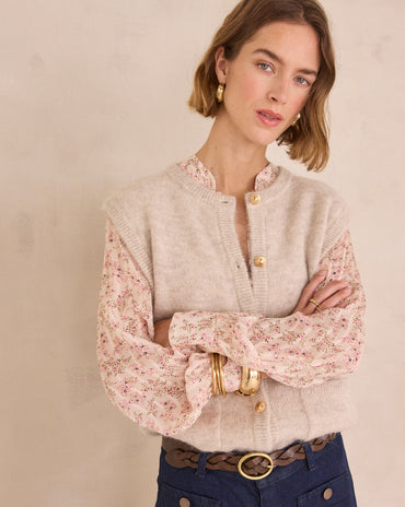 GILET SANS MANCHES POLKA