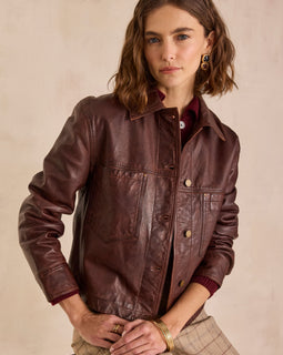 BLOUSON EN 100% CUIR CARLA
