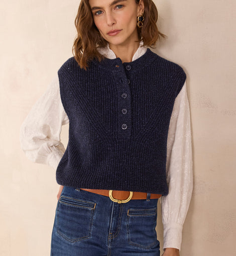 PULL SANS MANCHES POPPY