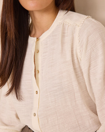 BLOUSE EN 100% COTON DALIA