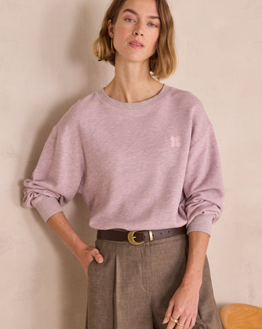 SWEAT-SHIRT EN COTON LESLY