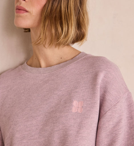 SWEAT-SHIRT EN COTON LESLY