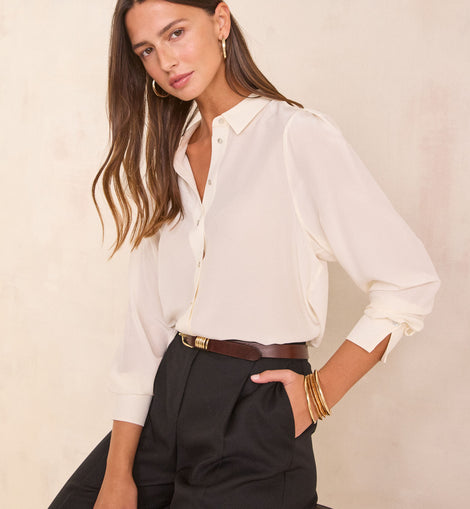 CHEMISE EN 100% SOIE DAPHNEE