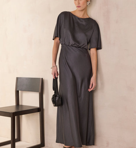 ROBE LONGUE FLUIDE BOCANA