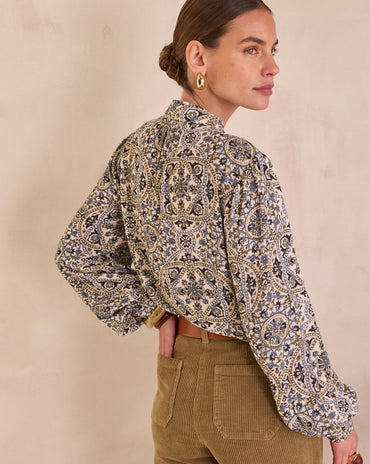 BLOUSE IMPRIMÉE ARABESQUE DELICE