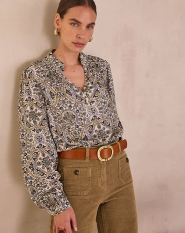 BLOUSE IMPRIMÉE ARABESQUE DELICE