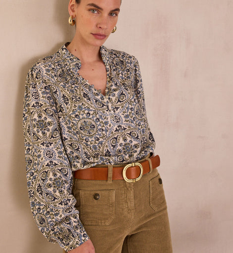 BLOUSE IMPRIMÉE ARABESQUE DELICE