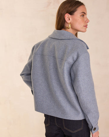 VESTE EN LAINE COLOMBE