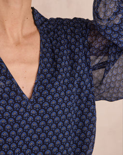 BLOUSE À MOTIF FLORAL DORIANE