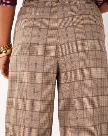 PANTALON LARGE À CARREAUX FLAUBERT