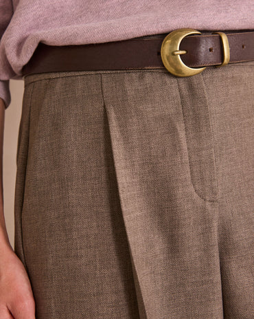 PANTALON LARGE CROP TIMEO