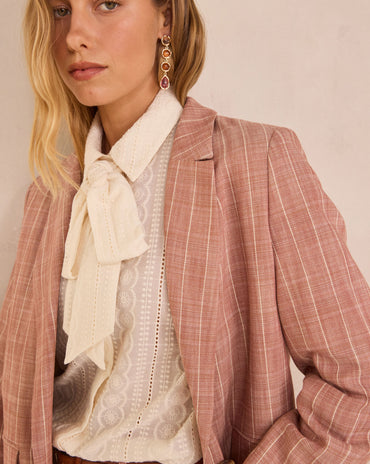 VESTE DE TAILLEUR À RAYURES NELIA