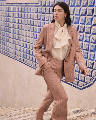 VESTE DE TAILLEUR À RAYURES NELIA