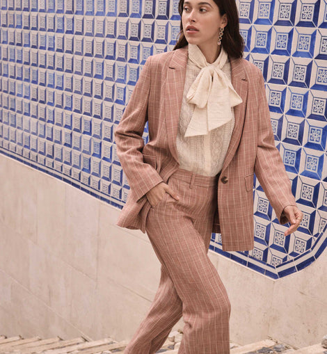 VESTE DE TAILLEUR À RAYURES NELIA