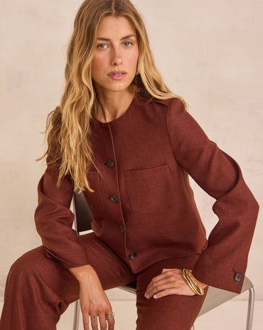 VESTE COURTE STRUCTURÉE VIRGILE