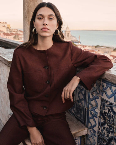 VESTE COURTE STRUCTURÉE VIRGILE