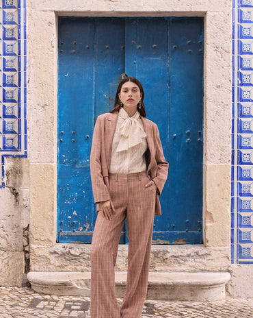 PANTALON LARGE À RAYURES FERGUSON