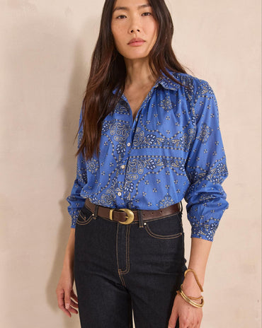 CHEMISE MANCHES LONGUES EN COTON DAURELY