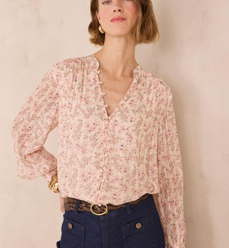 BLOUSE À IMPRIMÉ FLORAL DAIANA