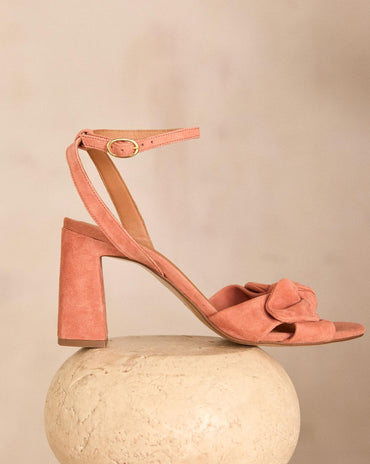 SANDALES À TALONS EN 100% CUIR SWEET