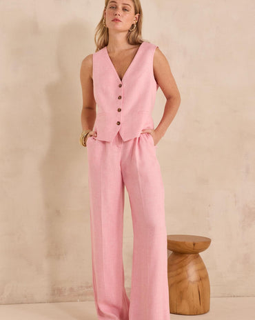 PANTALON DE TAILLEUR TAILLE HAUTE LAYLA