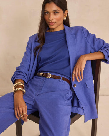VESTE DE TAILLEUR EN LIN MÉLANGÉ NELIA