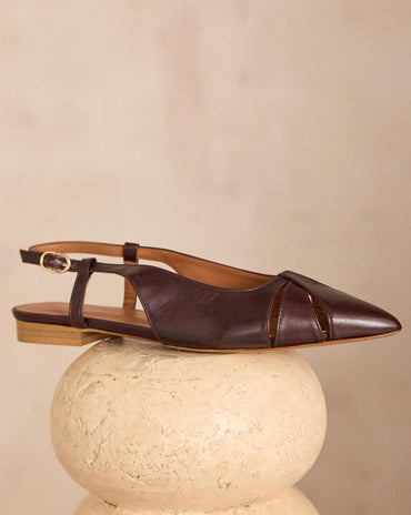BALLERINES EN 100% CUIR SOFIA